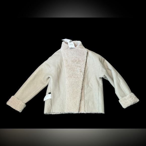 THEORY***Lamb Reversible Shearling Coat Jacket***Size Petite $2895 - Picture 6 of 6